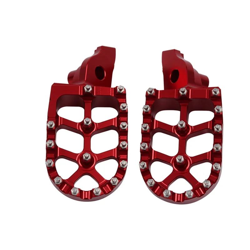 Footpeg Foot Pegs Rests Peda for RMZ250 RMZ 250 2007-2009 RMZ450 RMZ 450 2005-2007 Motorcycle Footrest Red