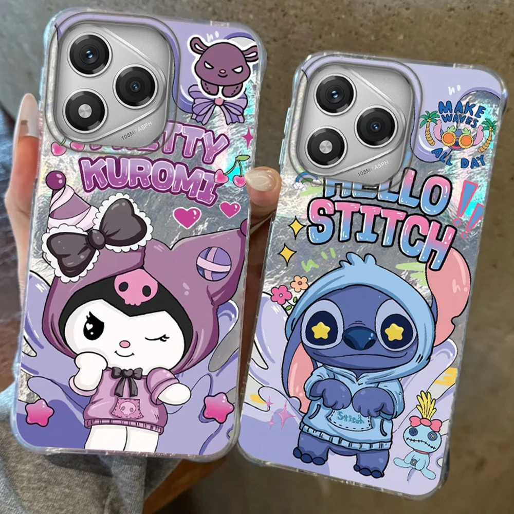 

Couple Animal Cartoon Phone Case For Huawei Honor 400 200 Pro Magic7 6 5 Lite 90 Smart X9c X9a X8a X8b X8c X7c Girls Funda Cover