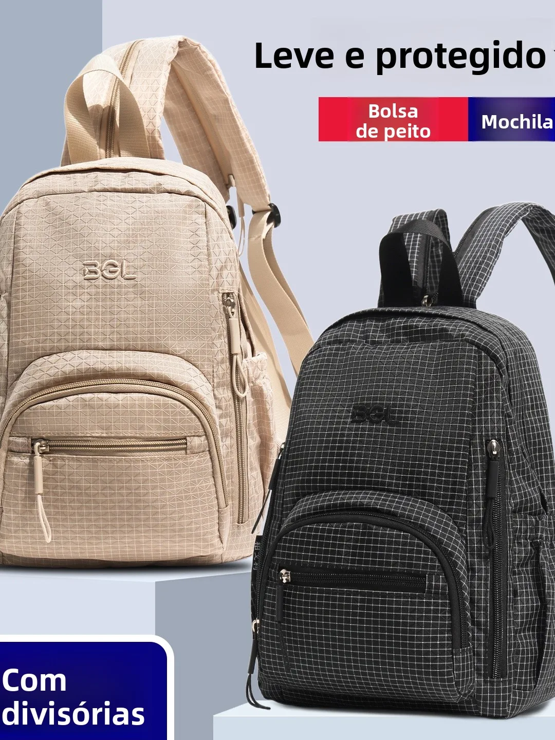 multi-functional-women's-backpack-portable-chest-bag-lightweight-spine-protection-casual-sports-small-bag-dual-shoulder-strap