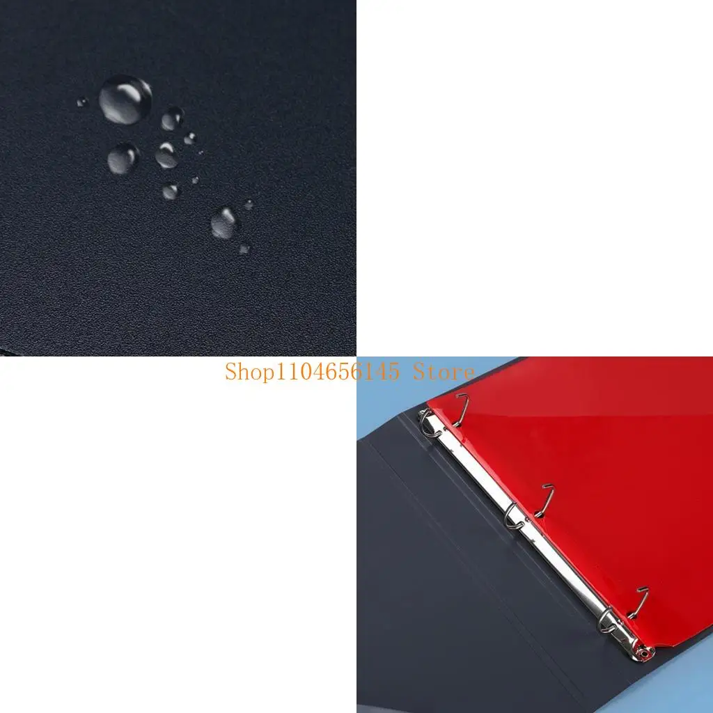 

5asd Clear Views File Folders 3 Rings D Clip Design Leakproof Sturdy For Daily Office School