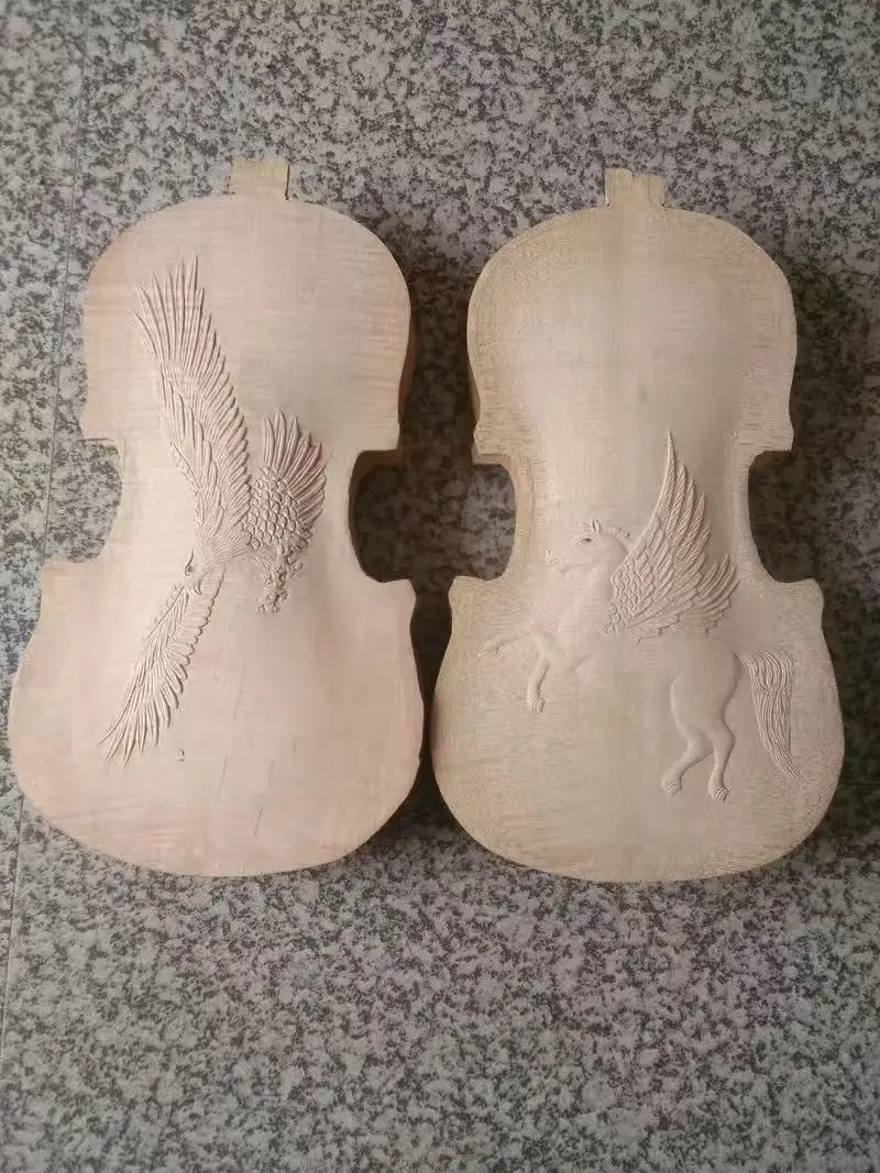 

Musical InstrumentsA 4/4 handcrafted maple neck violin, featuring various European-style carved patterns. Options available.