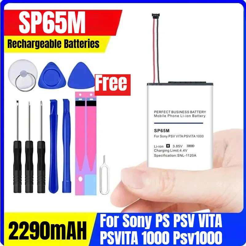 

2290mAH SP65M Battery for Sony PS PSV VITA PSVITA 1000 Psv1000 PCH-1001 PCH-1101