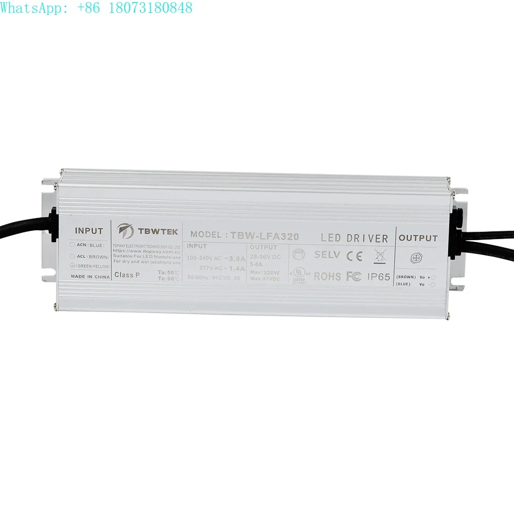 

LED 24v 30v 36v 42v 48v 320w waterproof ip67/ip65 Dimmable LED Driver Power Supply for Fishing Lamp Horticulture Lighting