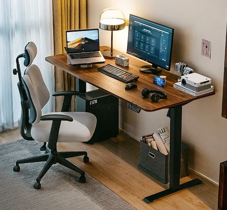 

Электрический подъемный стол из массива дерева, учебный стол, стол