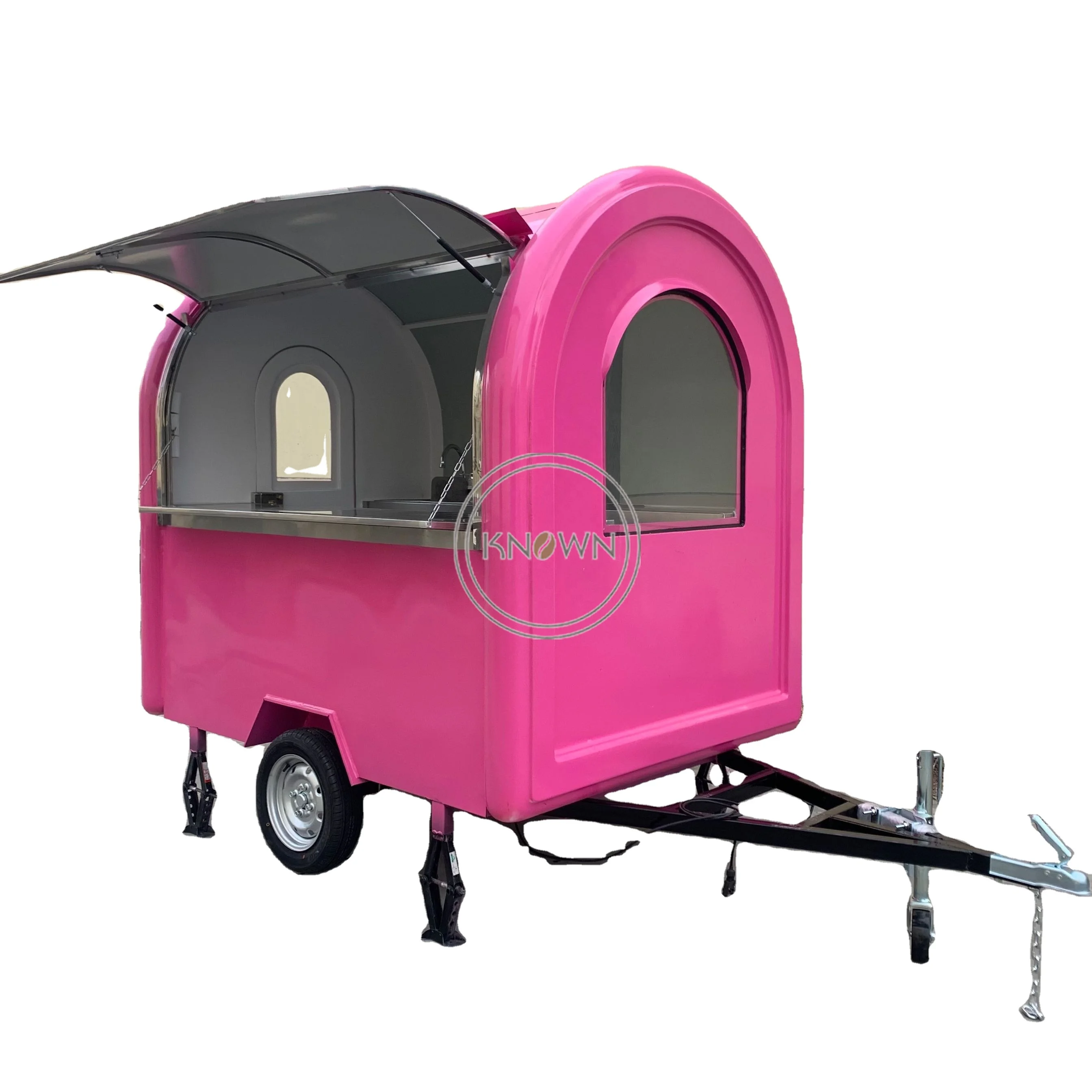 

2023 Custom Food Trailers Food & Beverage Factory Mobile Bar Pizza Hot Dog Stand Coffee Cart