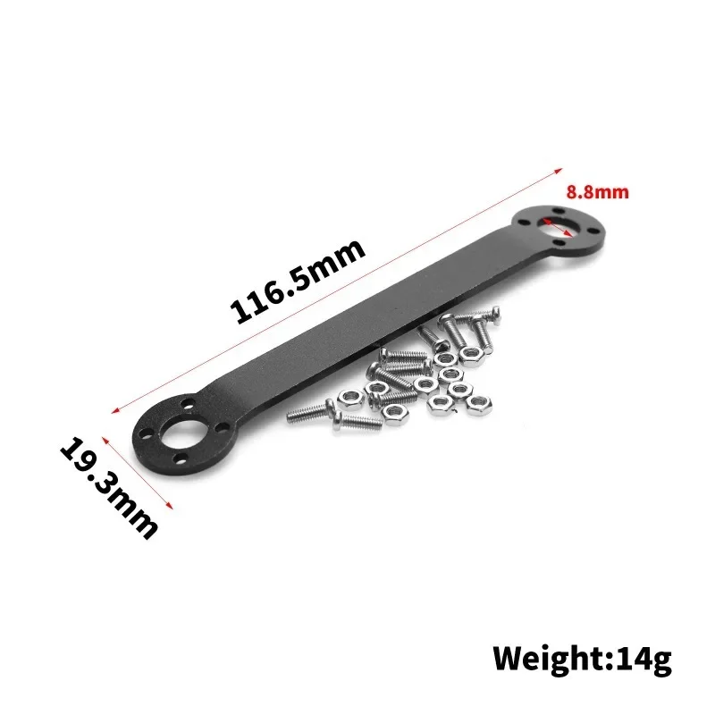 

CW-01 Aluminum Front Brance Plate Stabilizing Rod Bar for RC Tamiya Lunch Box Midnight Pumpkin Buggy Car Upgrade Parts