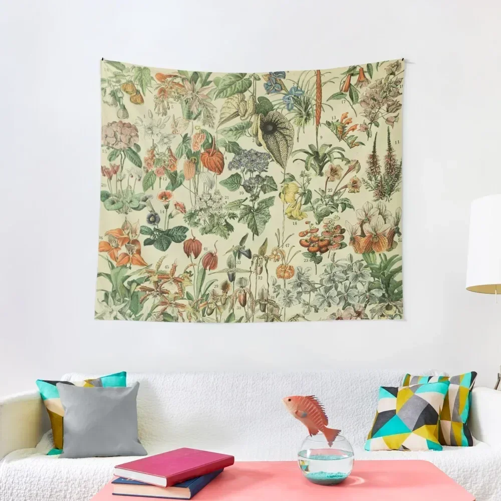 

Adolphe Millot Fleurs D Tapestry Wall Tapestries Luxury Living Room Decoration Mushroom Wall Hangings Decoration Tapestry