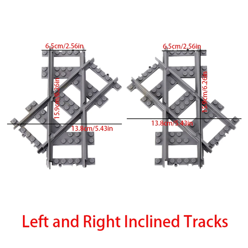 Stadt Züge DIY Bausteine Gerade Gebogene Schiene Ziegel Teile Brücke Tunnel Modell Weiche Flexible Kreuz Gleise Eisenbahn MOC Spielzeug