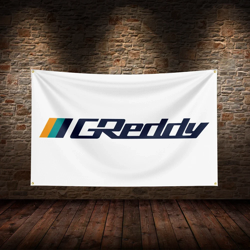 3x5 Ft G-Greddys  Flag Polyester Printed Car Flags for Room Garage Decor