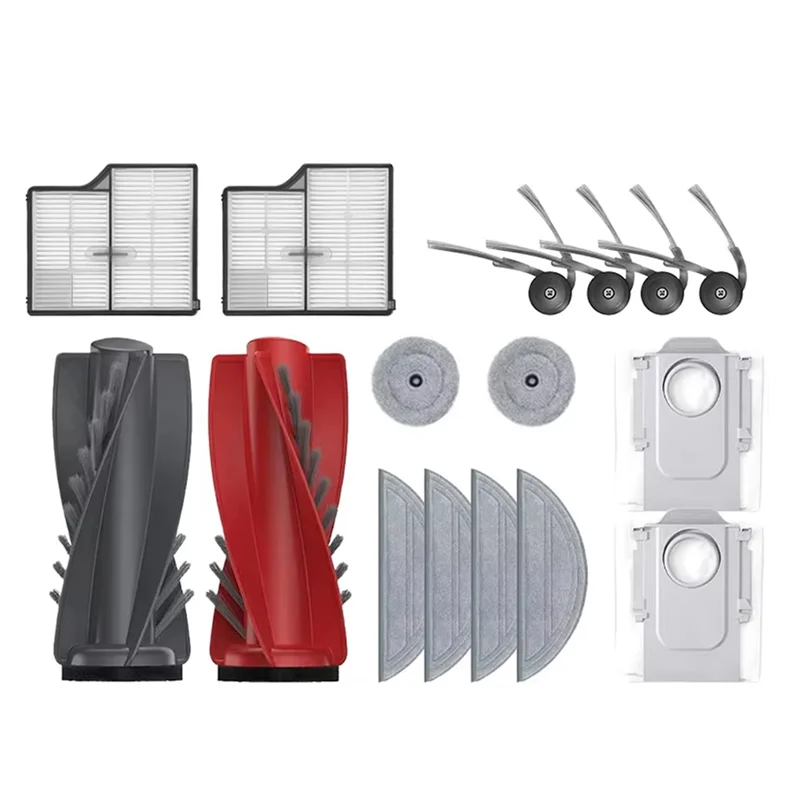 AB13-para roborock saros 10/a1460rr s9 maxv ultra/s90ver g30 kit de peças de vácuo-rolo principal escova lateral filtro hepa mop pano poeira b
