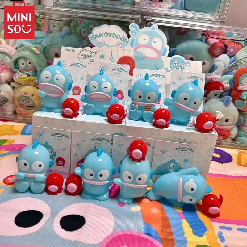 

MINISO глухая коробка Sanrio Hangyodon Emotion Series модель аниме периферийное украшение Kawaii детская игрушка подарок на день рождения