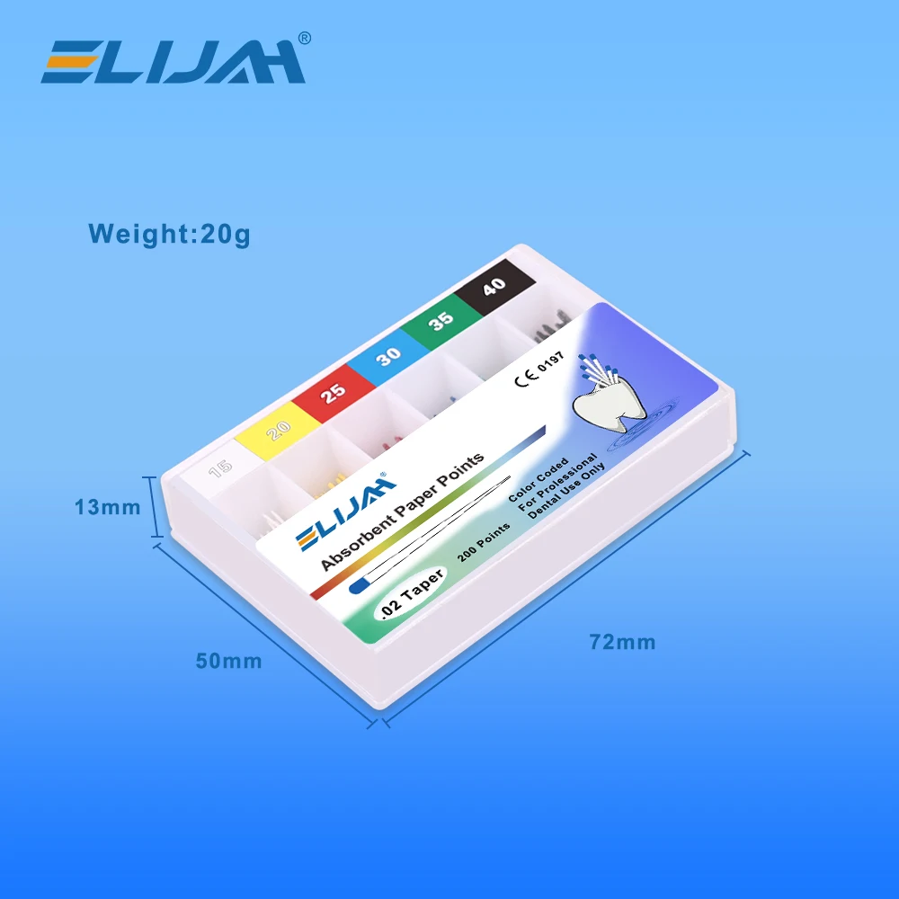 

ELIJAH Стоматологические 02/04/06 конические впитывающие бумажные точки, стерильные смешанные корни, эндодонтия, насадки из хлопкового волокна, стоматологические материалы