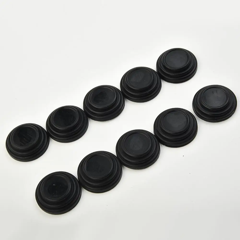 Accessories Gasket Easy To Install 2.8cm Diameter Anti-Collision Sound 10PCS Black Insulation Pad Shock-Absorbing