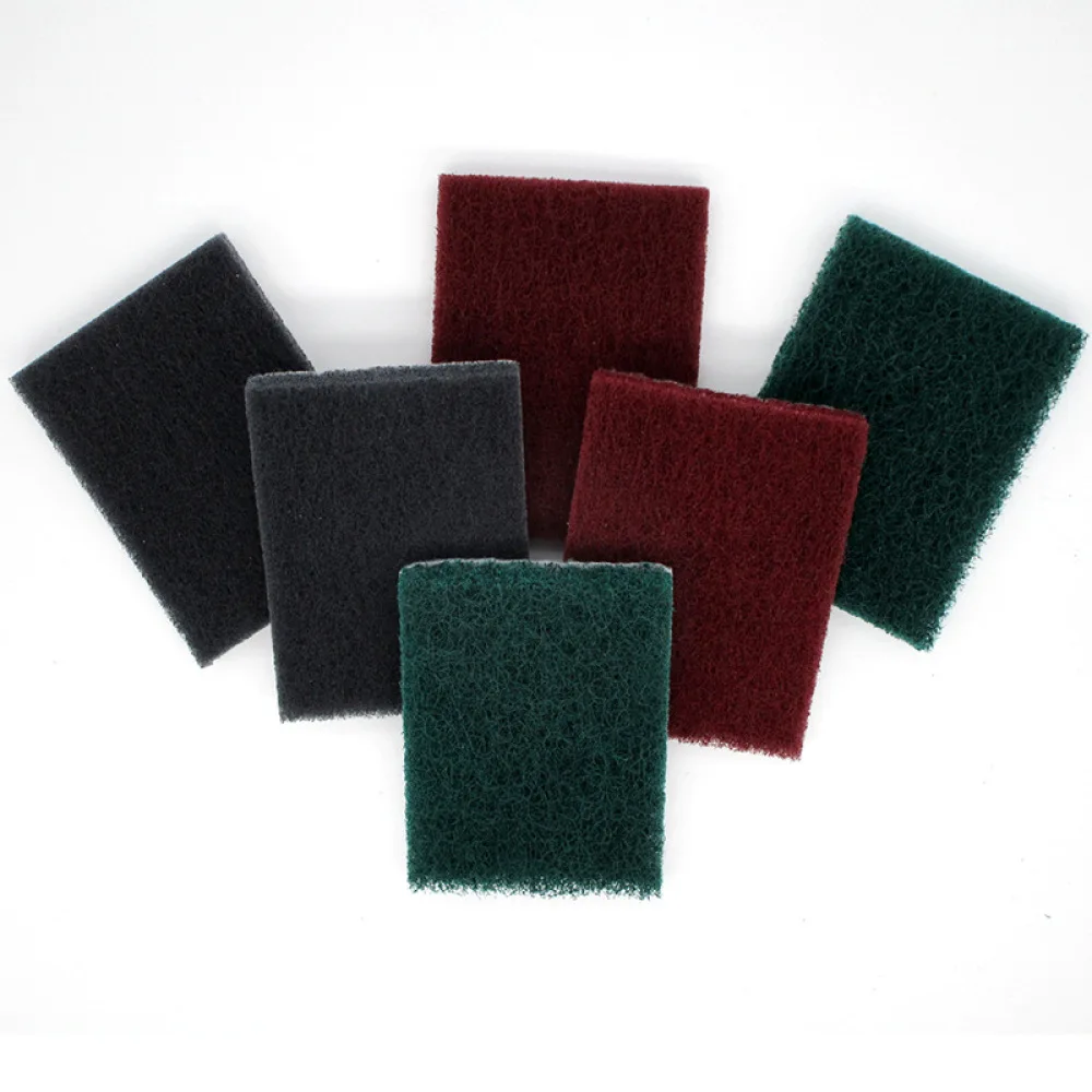 75x100mm Scouring Pad Green/Red/Black Professional Abrasive Scourer Pad for dishes cleaning, kitchen washing Home Cleaning Tool