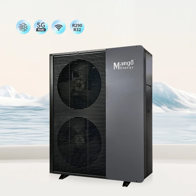Germany New Design Warmepumpe DC Inverter 10 12 16kW A+++ WIFI SG Ready R32 Monobloc Air To Water Heat Pump Water Heater