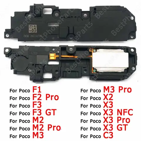Buzzer Ringer For Xiaomi Pocophone Poco X3 NFC C3 F1 F2 Pro F3 GT M2 M3 Loudspeaker Sound Module Loud Speaker