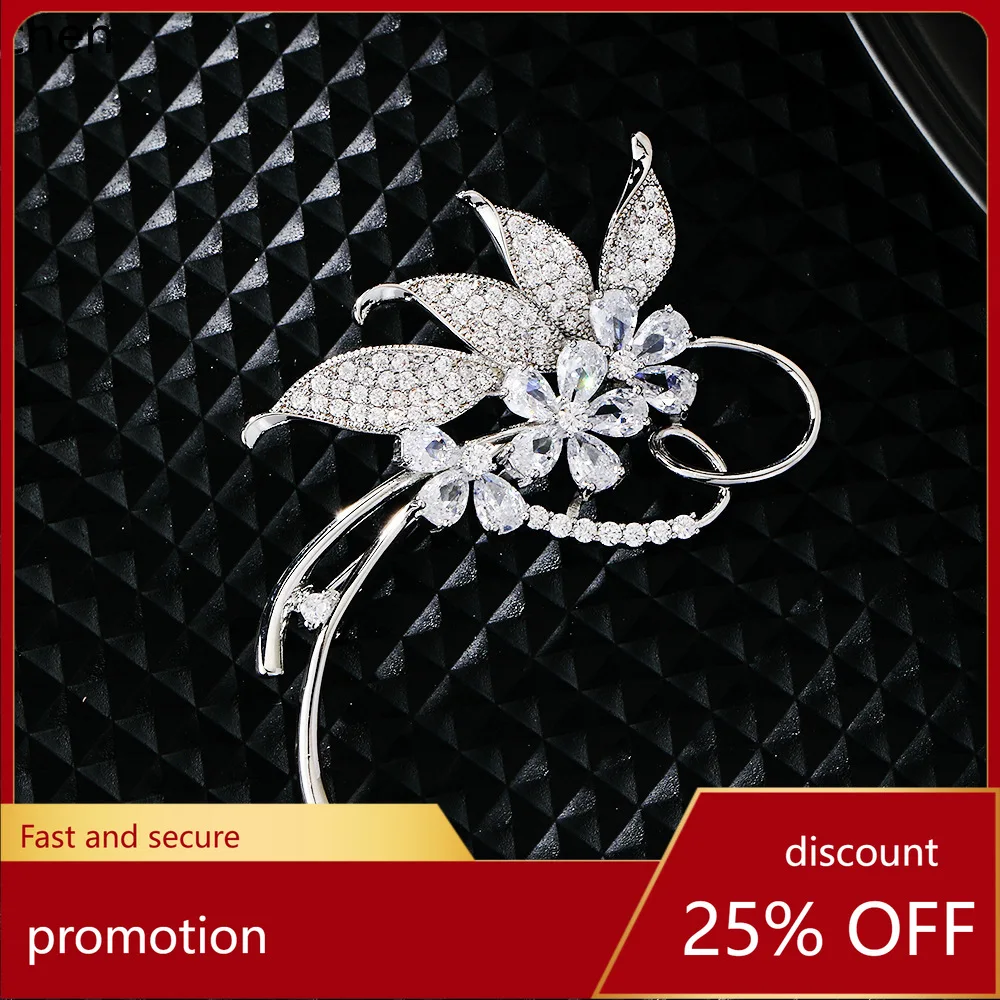 

ZML Exquisite Brooch for Women, High-end Elegant Corsage Pin Accessory with a Refined Feel