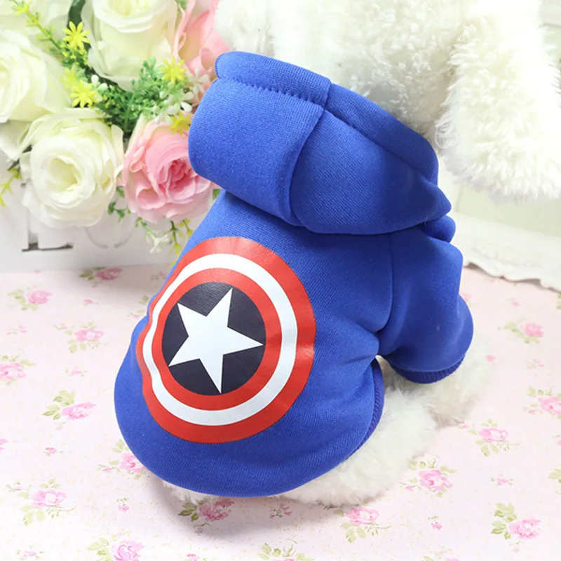 Cartoon Dog Hoodie Pet Dog Clothes For Dogs Coat Jacket Cotton Ropa Perro French Bulldog Clothing For Dogs Pets Clothing Pug
