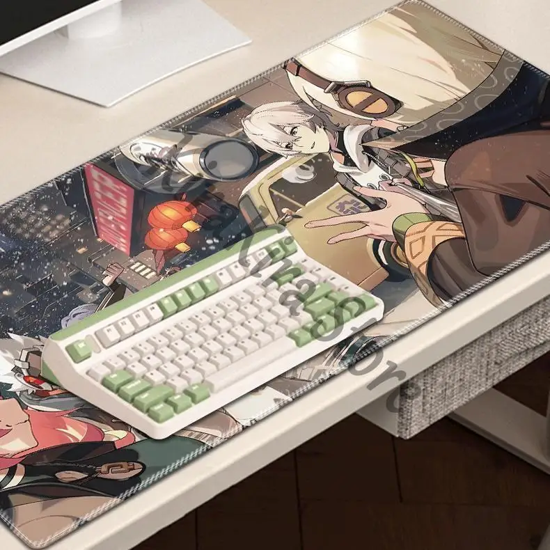 Soukaku Large Waterproof Hoshimi Miyabi Mouse Mat Cosplay Zenless Zone Zero Nicole Demara Anime Keyboard Pad Ellen Joe Decor