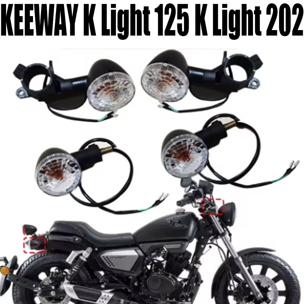 Para KEEWAY K Light 125 K Light 202 intermitentes delanteros y traseros LED para motocicleta