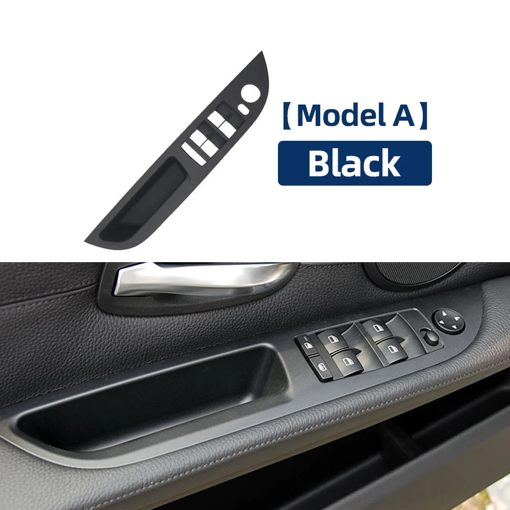 

Для BMW серии 5, E60, бежевый, черный, левая и правая внутренняя ручка автомобиля, внутренняя дверная панель подлокотника, накладка накладки 51416983693