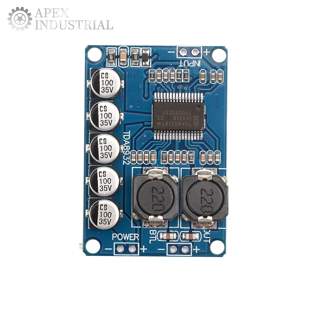 디지털 전력 증폭기 보드 모듈 35W 모노 증폭기 모듈 고전력 TDA8932 저전력 소비 도매 모듈