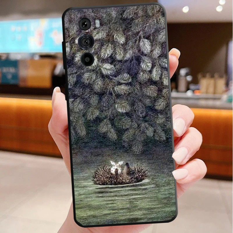

Phone Case For Motorola Edge 50 40 Pro 60 50 40 30 Ultra Neo Fusion Moto G85 G72 G53 G54 G84 G13 G32 hedgehog
