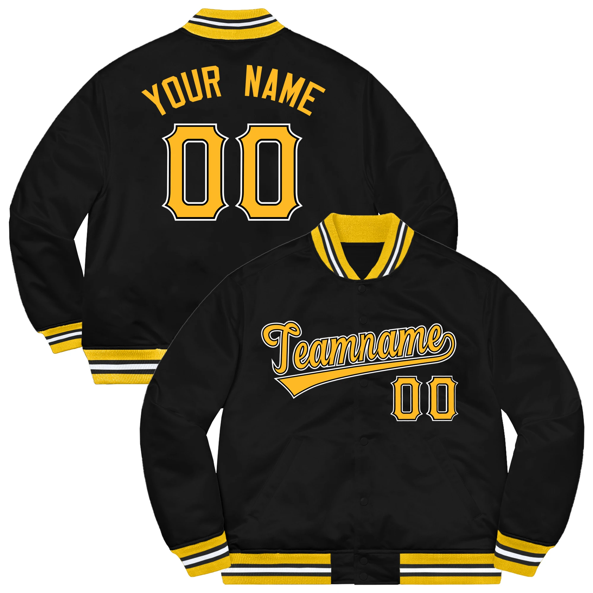 Custom Mens Baseball Track Jacket Personalized Stitched Letter and Number Spring Coat Bomber Jacket Workout Tops