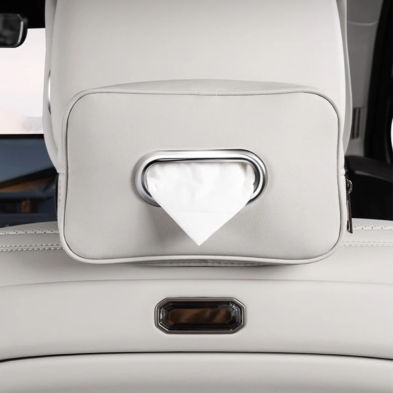 ل DENZA N9 2025 صندوق مناديل السيارة مخصص الأنسجة حقيبة الرباط صندوق الداخلية اكسسوارات السيارات #6