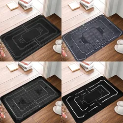 1pc Frost Trap Welcome Doormat Anti-skid Super Absorbent Bath Mats Home Entrance Rugs Kitchen Footpad Living Room Bedroom Carpet