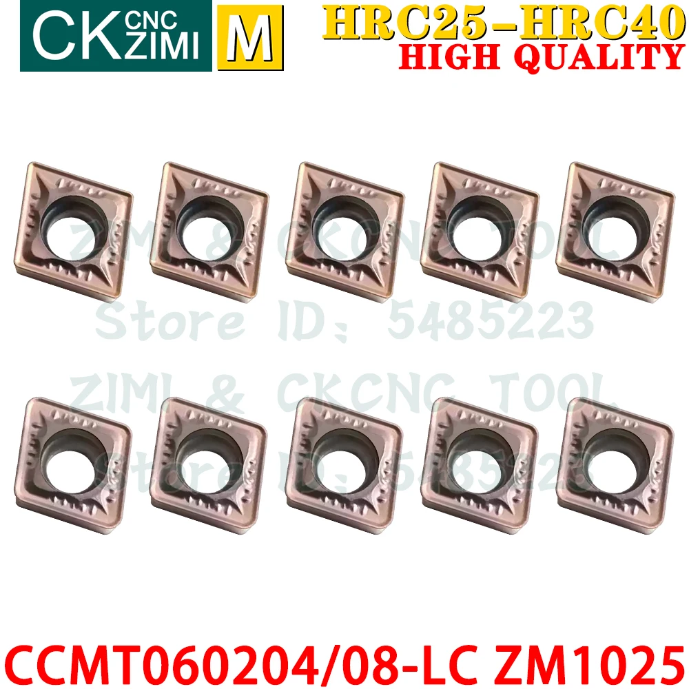 CCMT060204-LC ZM1025 CCMT060208-LC ZM1025 초경 인서트 외부 내부 선삭 인서트 도구 CCMT0602 CCMT 0602 LC CCMT21.51 CCMT21.52 LC CNC 금속 선반 커터 도구 목공 도구