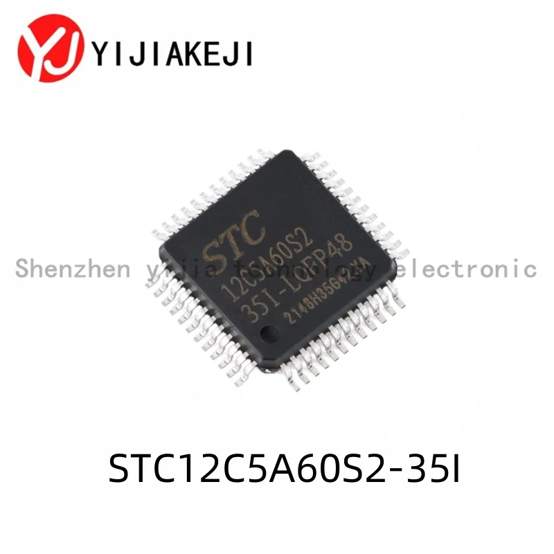 5pcs New original STC microcontroller STC12C5A60S2-35I-LQFP48G LQFP48