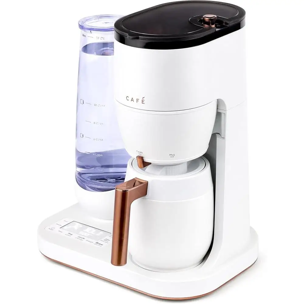 ماكينة تحضير القهوة المتخصصة لتقديمها إلى 10 أكواب إبريق حراري مدمج في مطحنة قابلة للبرمجة وخزان قابل للإزالة التلقائي