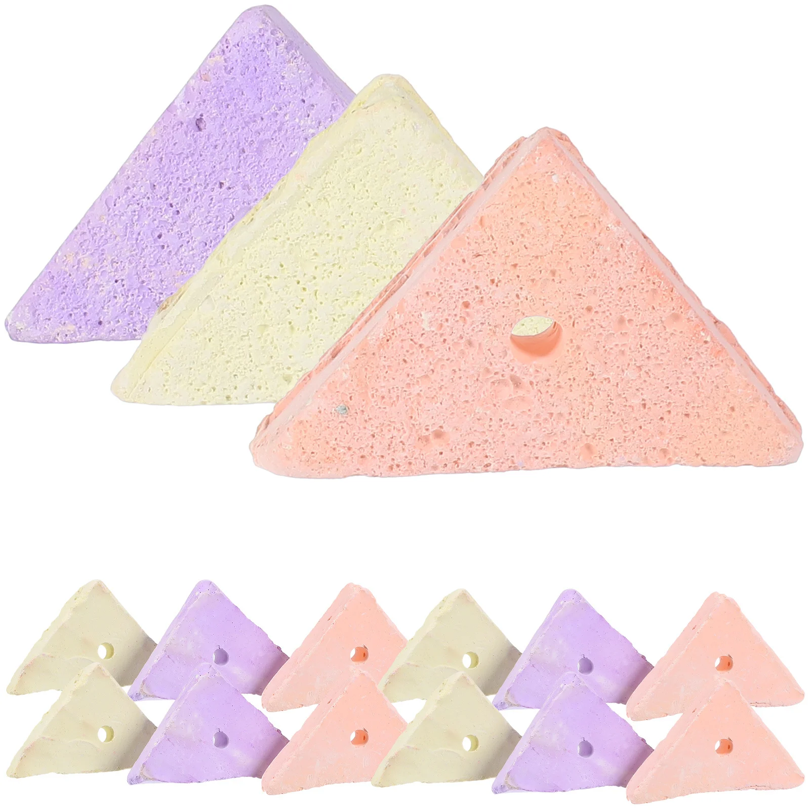 

15Pcs Natural Lava Chew Stones for Hamster Teeth Grinding Block Small Animal Pet Chews Bites Care for Rat Gerbil Mice Dental