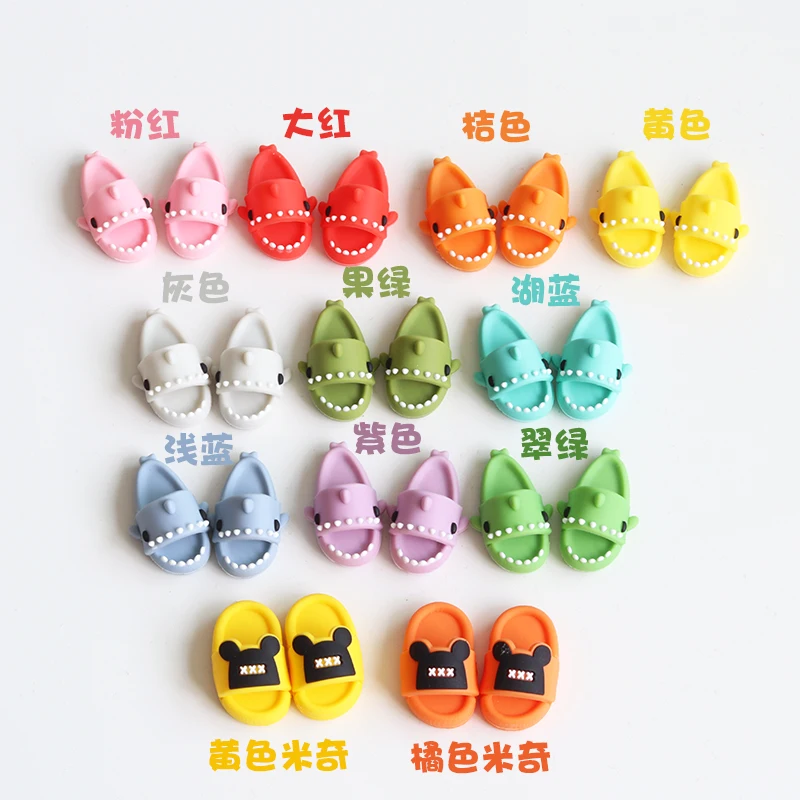 HOUZIWA  GSC 1/12 1/6  BJD Doll Slippers OB11 Doll Shoes