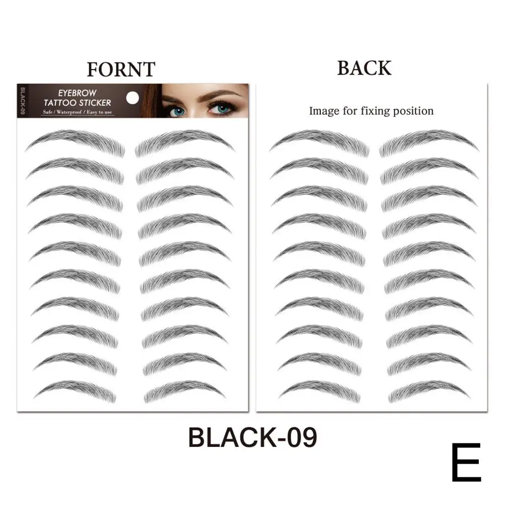 6D Hair Like Eyebrows Stickers for Authentic Look