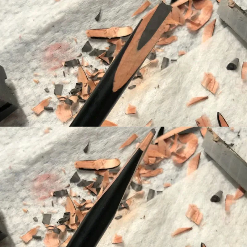 Nieuwe Microblading Wenkbrauw Puntenslijper Wenkbrauwpotlood Slijpen Tip Dunne Tool voor Semi-Permanente Wenkbrauw Make-Up Profiler Pen