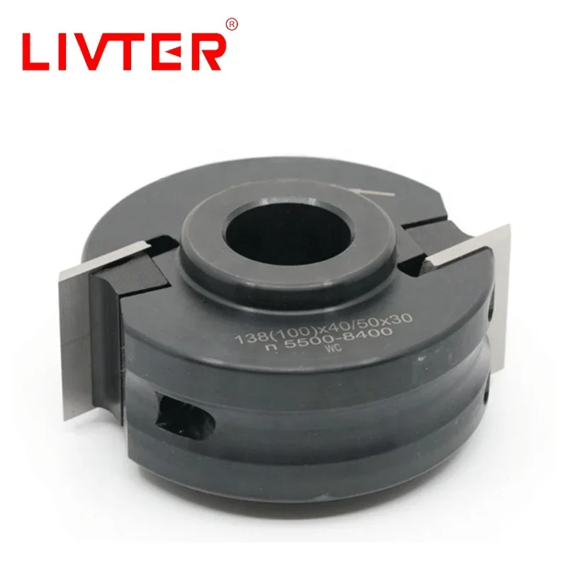 Livter Rabbeting Cutter com facas de perfil Conjuntos de cabeças de corte multifilas