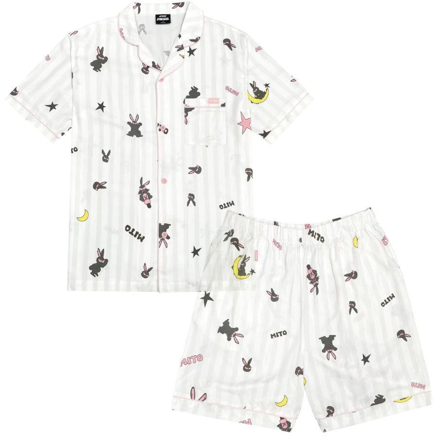 

ATEEZ in Your Fantasy 2025 World Tour Women Pajamas Sets Short Sleeve Nightwear Top and Pants Sleepwear 2 Piece Pjs Loungewear