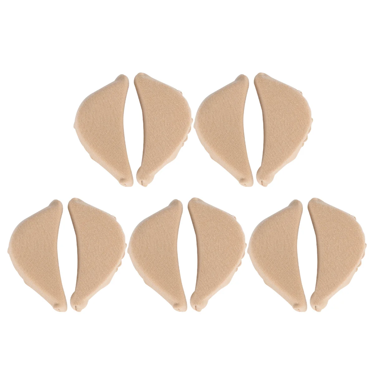 High-Heel Forefoot Pads Thickened Half Insoles Reusable Shoe Inserts For Comfortable Fit Skin Color Foot Care Tool