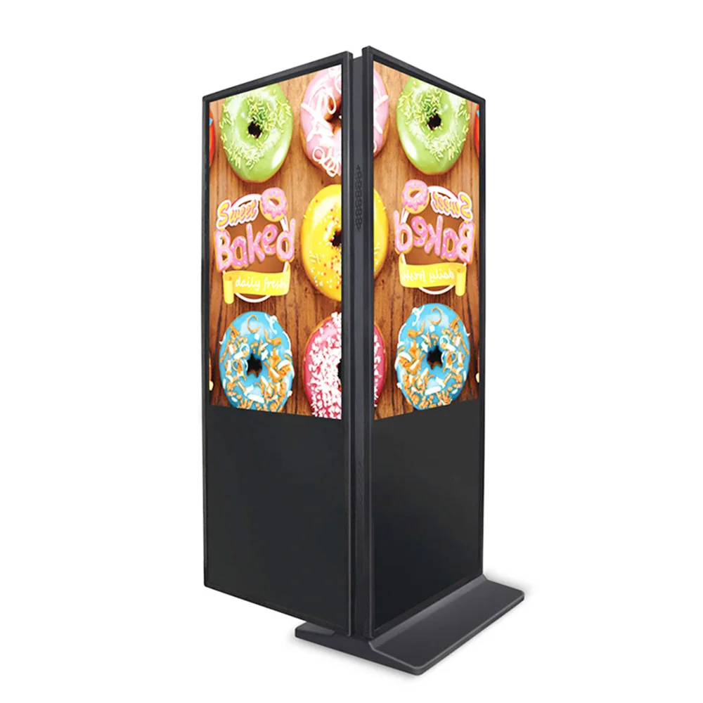 

43 49 Inch Indoor Smart Touch Screen Android LCD Vertical Dual Screen Advertising Equipment Digital Signage and Display