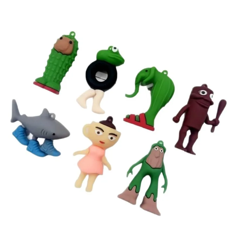 블라인드 박스 인기 상하이징 키체인 펜던트 재미있는 추상 어린이 장난감 가방 펜던트 블라인드 박스