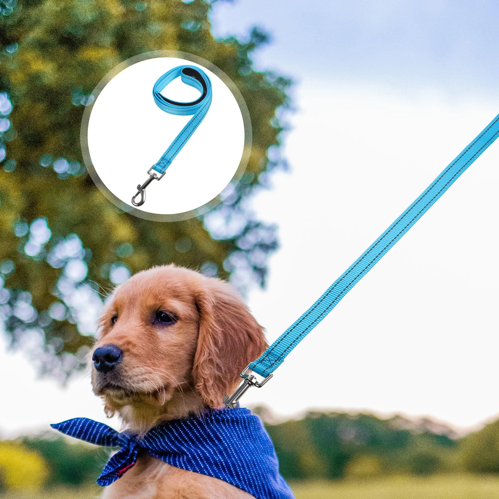 

Reflective Dog Nylon Heavy Duty Large Medium Small Dogs Outdoor Training Walking Running Camping For Puppy Training Supplies