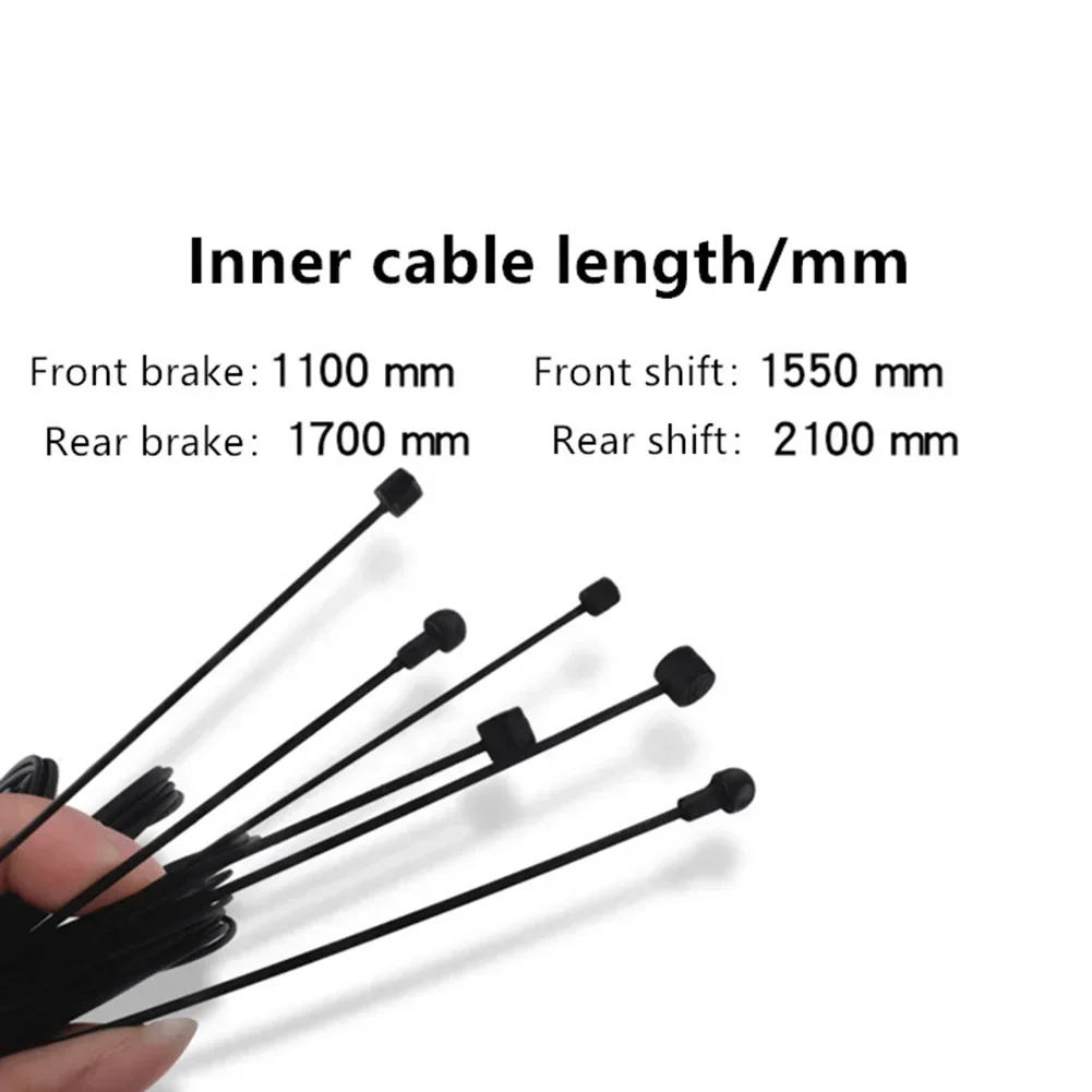 Highway Bicycle Speed Transmission Cable Shift Stay Wire Steel Wire Brake Cable Derailer Accessories 2100mm 1550mm 1700mm 1100mm