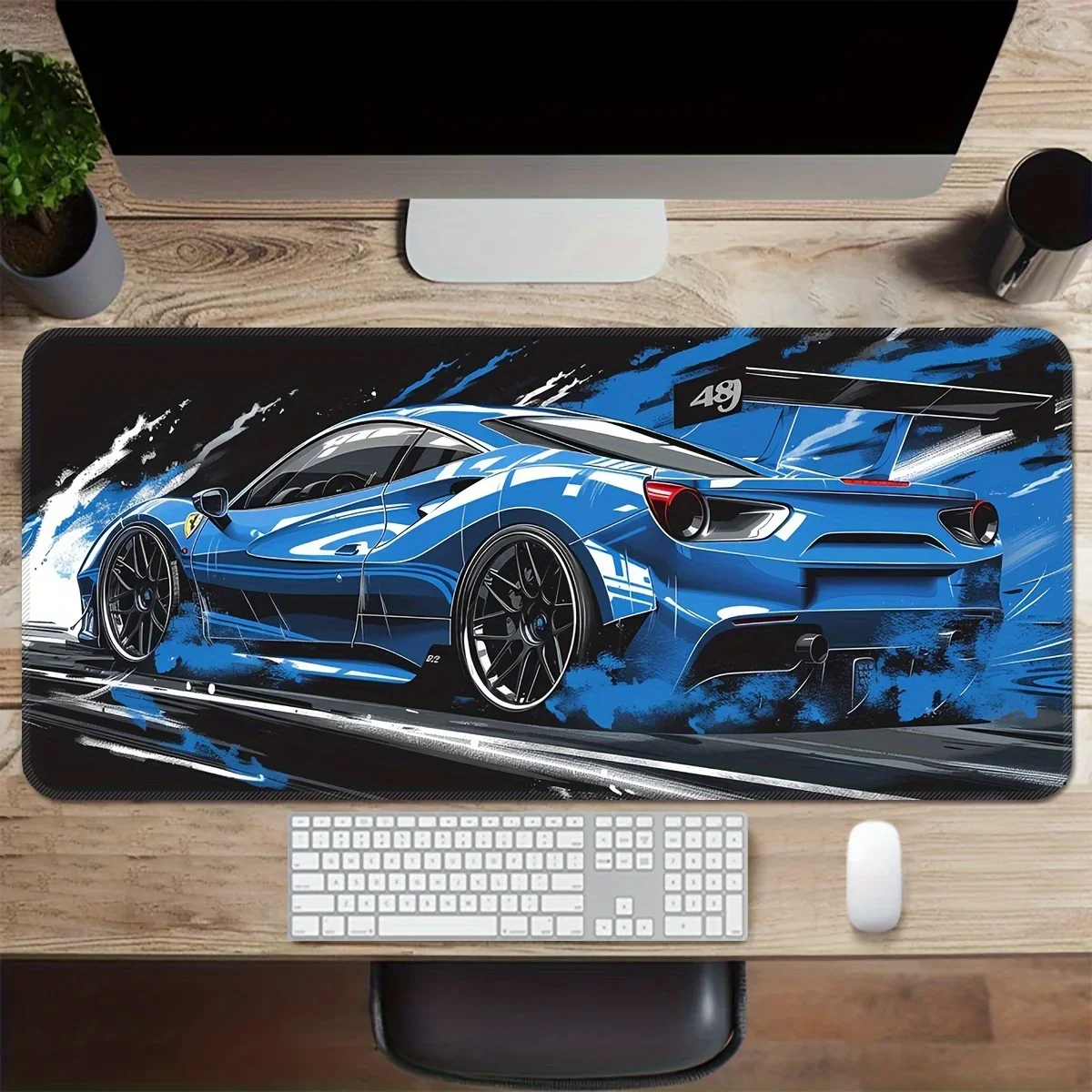 XXL Large Mouse pad Cool Sports Car MousePad Gamer Computer Home Office Mats 40X90CM Playmat Rubber Non-Slip Gaming Laptop