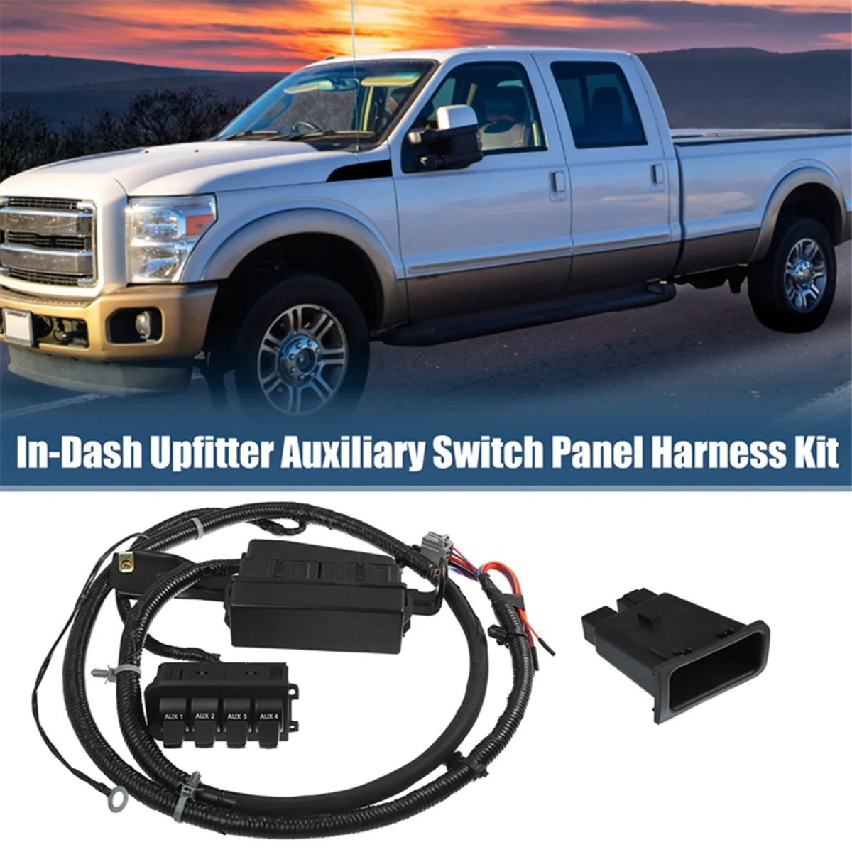 

Auxiliary Dash Upfitter Switch Kit For Ford F250 F350 2005-2007 5C3Z-14A303-AA