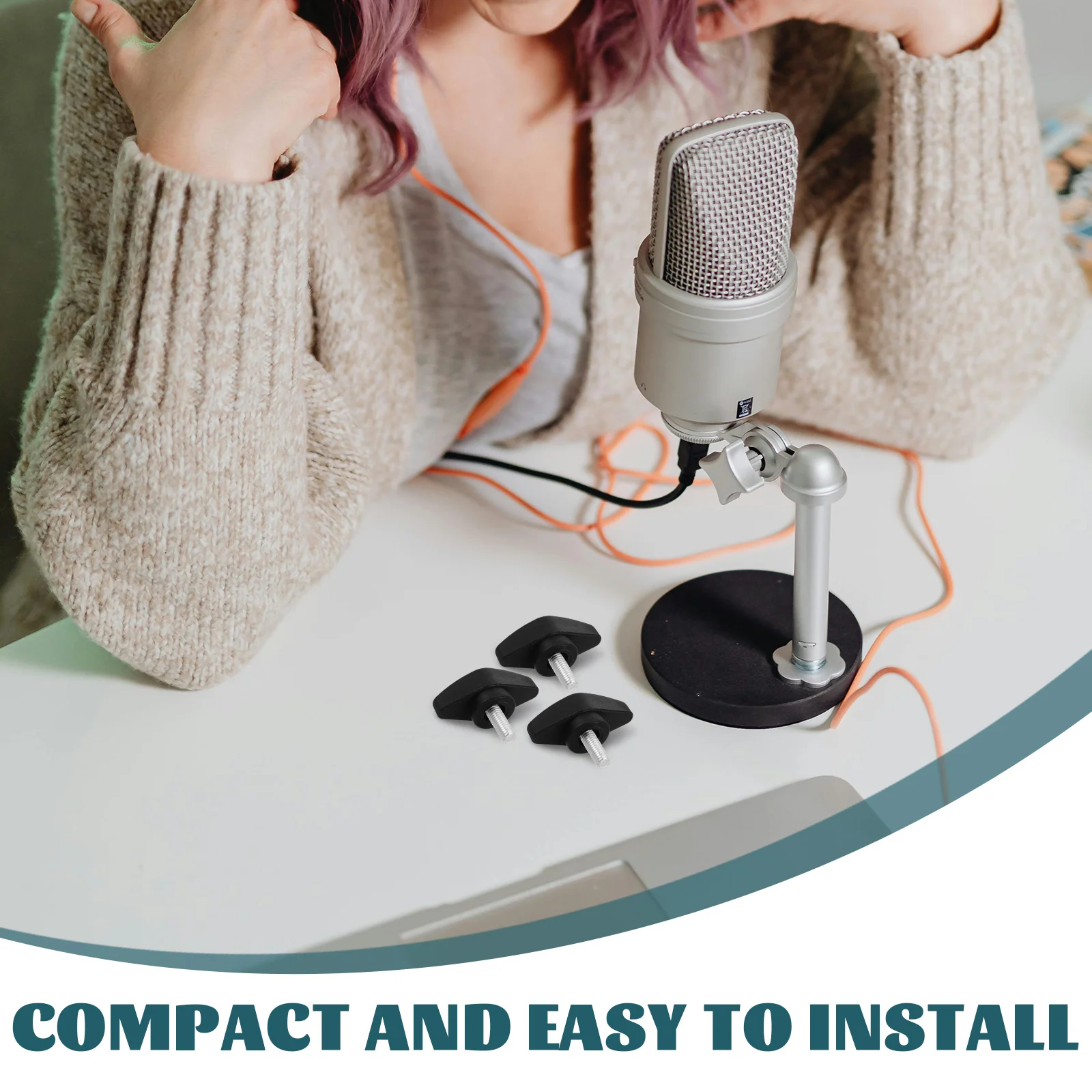 

10 Pcs Tee Wing Knobs Thumb Screws Thread Plastic T Knobs Handles Hand Clamping Knobs Grip Thumbscrew For Woodworking Machinery