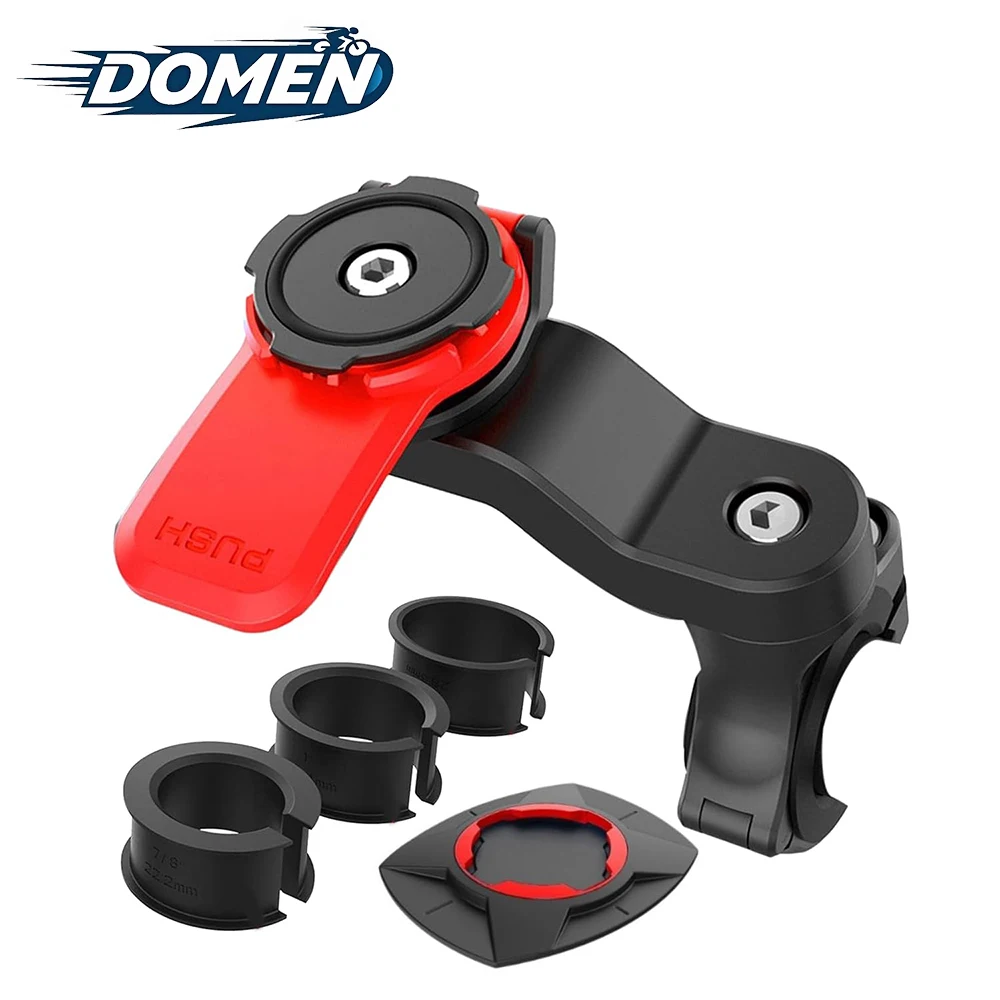 DOMEN Fahrrad Telefon Halter Stehen Motorrad Mobile Halterung Nicht-slip Anti Shake MTB Moto Lenker Telefon Halterung Fahrrad Zubehör
