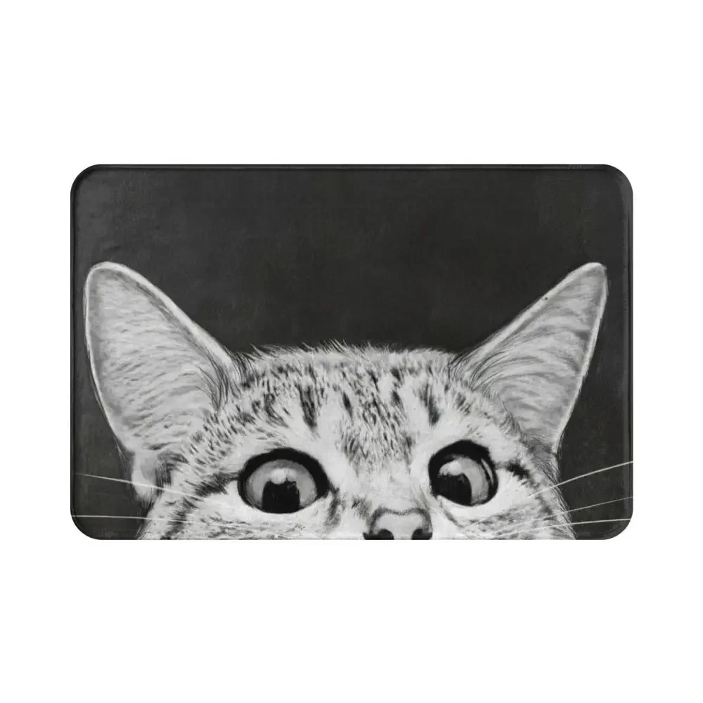 Cat print entrance door mat doormat Bathroom mat Doormat Entrance door  bathroom mat kitchen  cat home rug customized