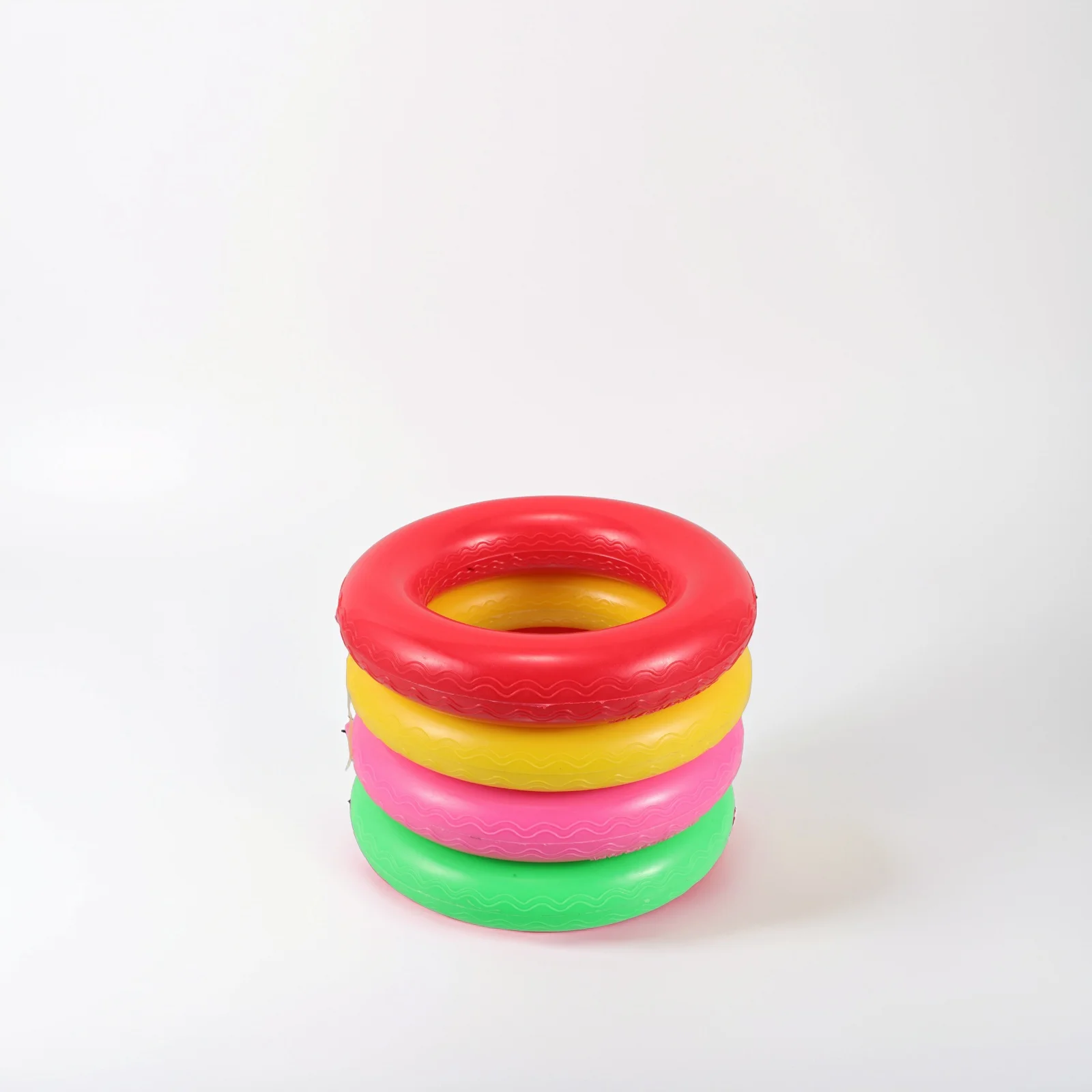 

4pcs Relay Rings Fun Target Toys Soft Antislip Group Play Bottle Toss Game Children Sports Training Outdoor Toys